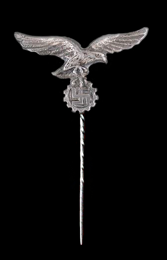 Lapel pin issued to civilian emplotees attached to Luftwaffe Flak Auxiliary Service 